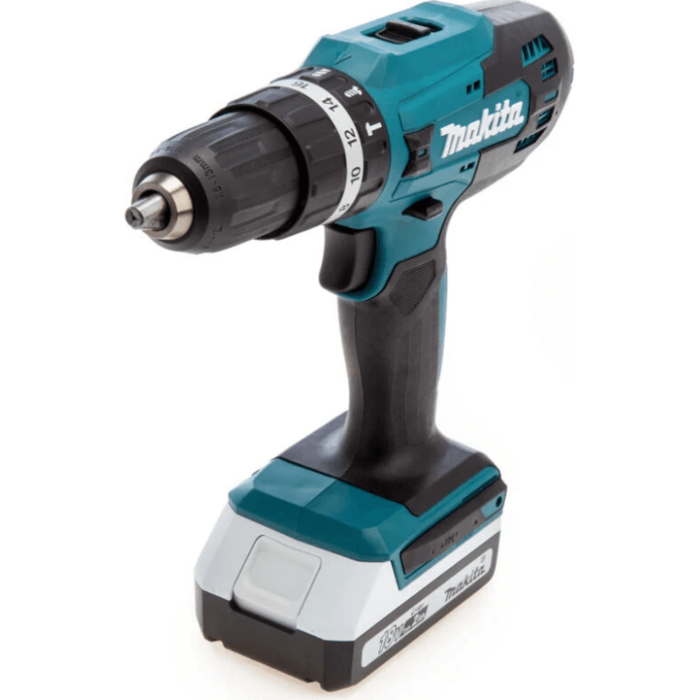 Coffret d'une Perceuse-visseuse avec accessoires de la marque Makita - Coloris Bleu