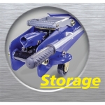 Cric hydraulique de la marque michelin - Coloris Bleu