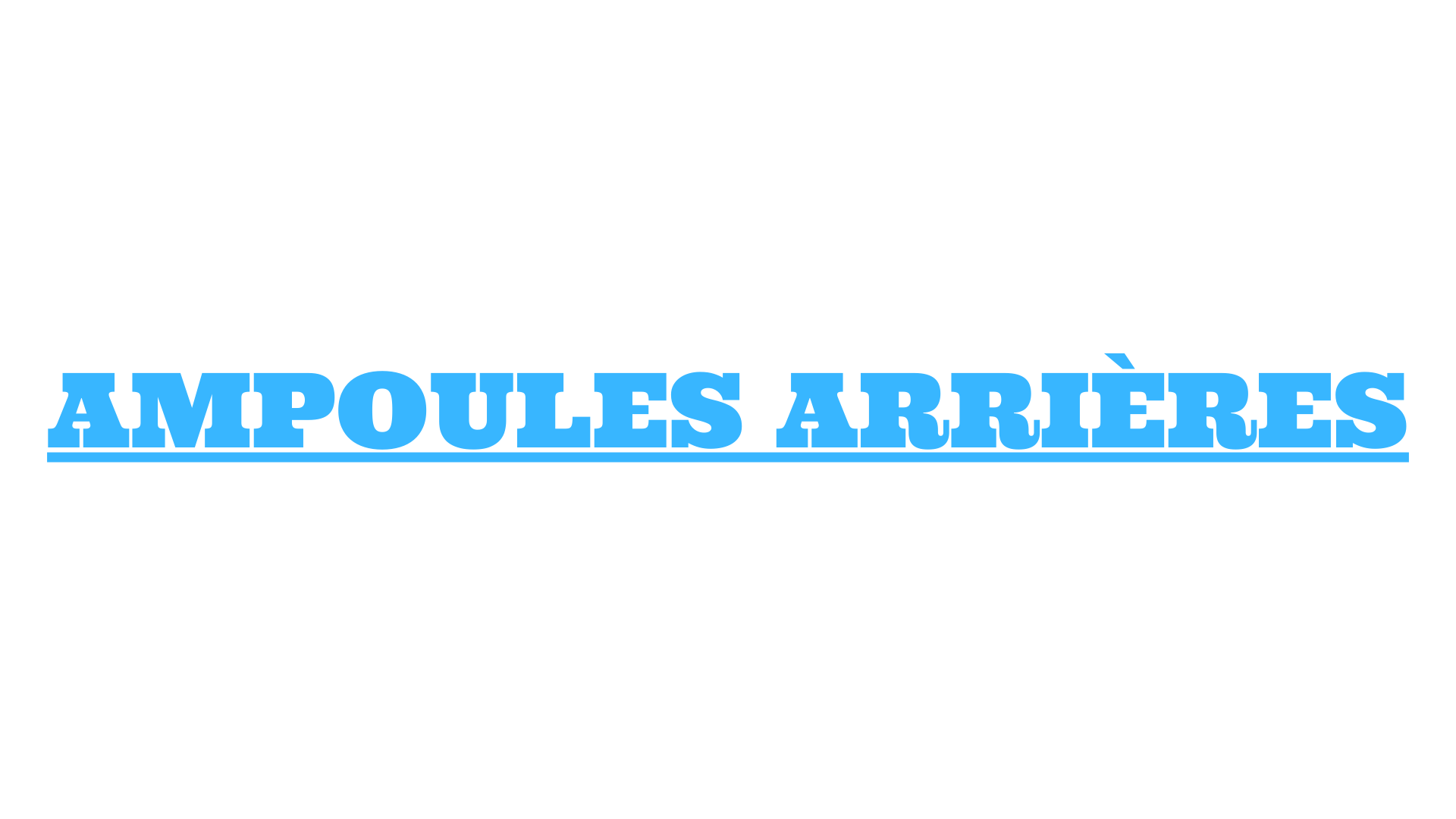 AMPOULES ARRIÈRES