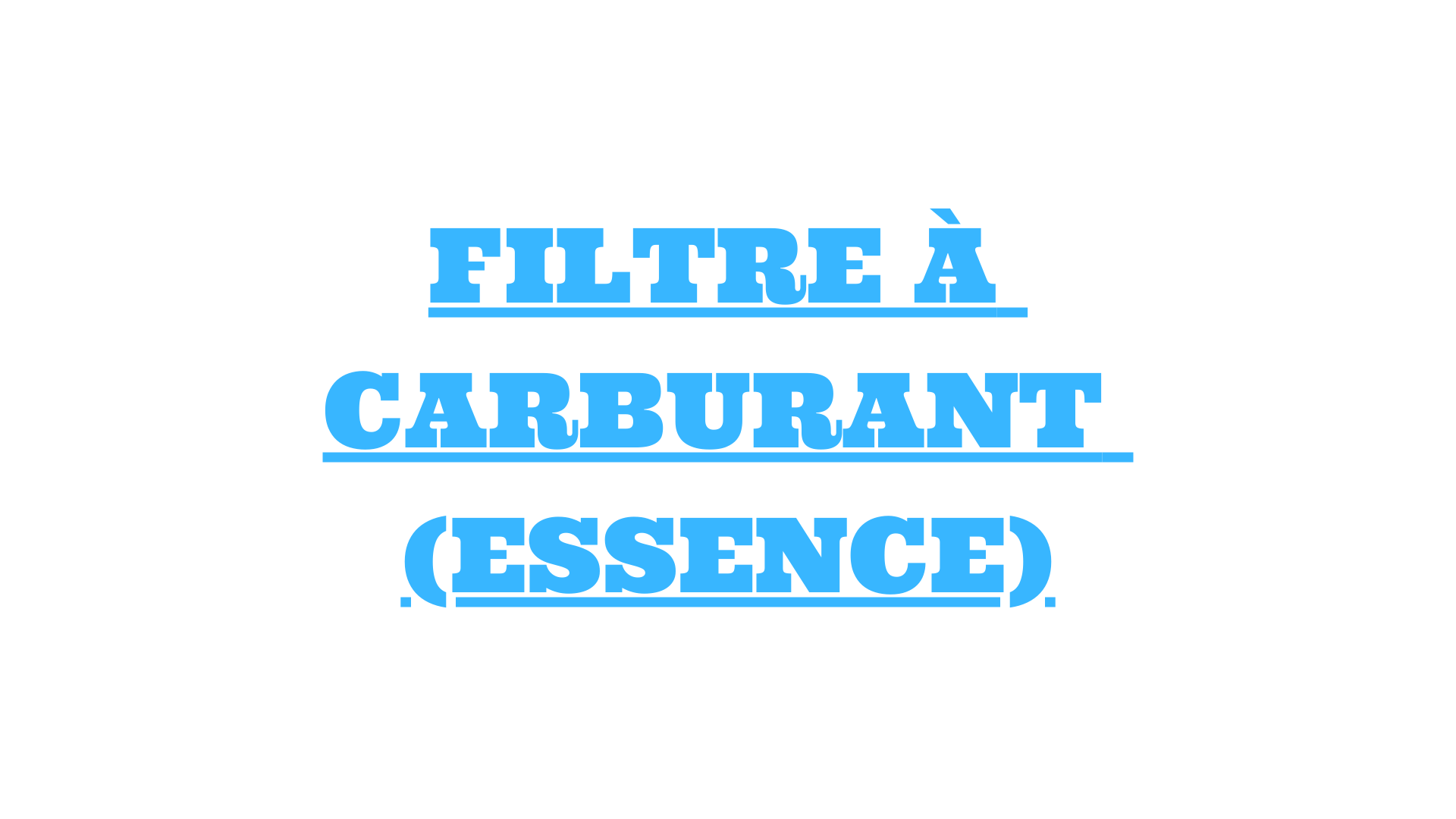 filtre à essence